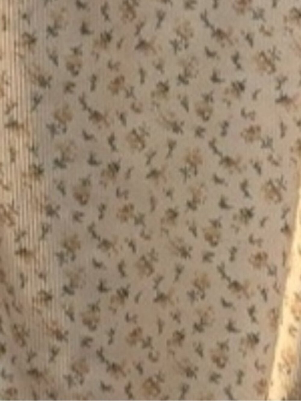 💜$2 Deals- Light Floral Medium Ruched Slip Dress‎ in Cream